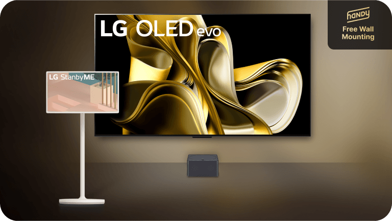 Be wire free with M3 OLED TVs and free rollable touch screen