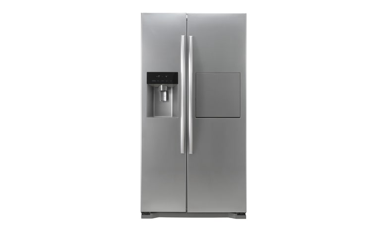 LG Side-by-Side Stainless STEEL FRIDGE WITH NON-PLUMBED WATER AND ICE DISPENSER, GR-P227GSYV