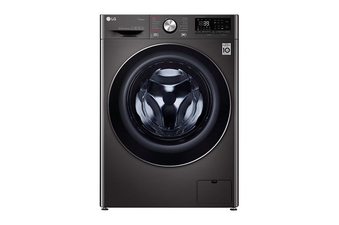LG Washing Machine with Dryer, 10/7kg, Black