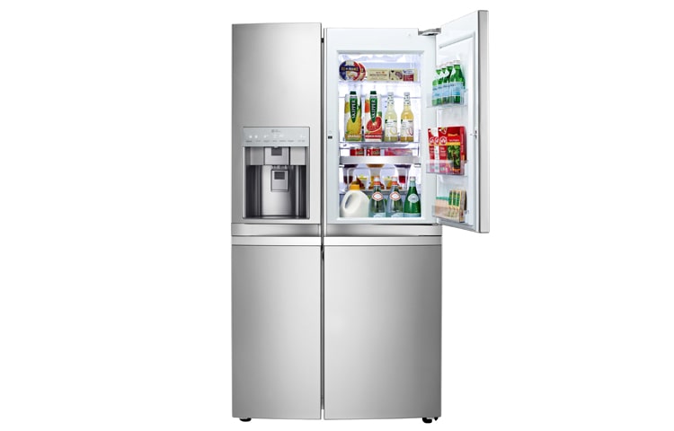LG 661L Door-In-Door® Side by Side Refrigerator with Ice & Water Dispenser, GR-D257SL