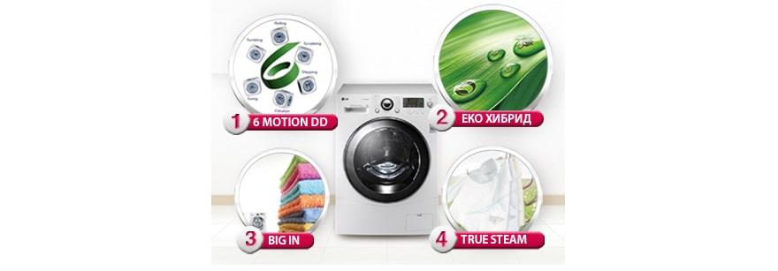 Пералня LG F1695RDH7 Washing Machine/Dryer, 12 kg washing, 8 kg drying capacity, 1600 rpm, Graphic LCD-display, A energy class. Промоционални оферти и ниски цени. Бърза доставка. Пазарувай в Mallbg. 