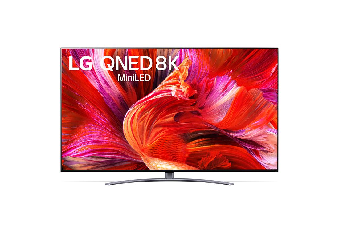 LG  75“ LG QNED TV, Vorderansicht des LG QNED TV, 75QNED969PA