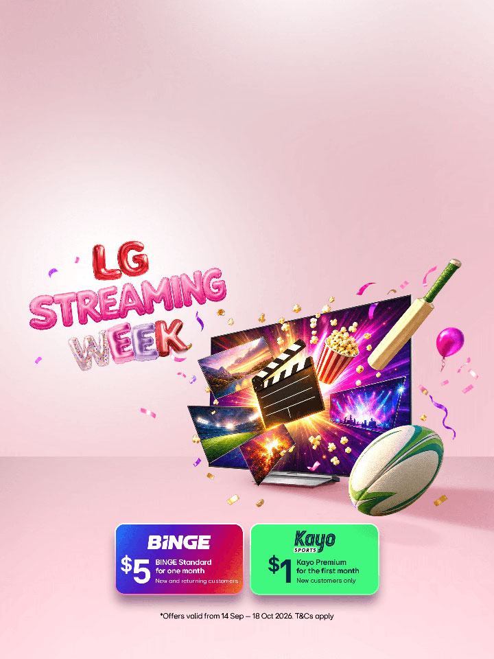 Celebrate Streamin' Season with a LG TV and discover streaming offers.*