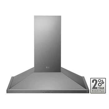 Front view of Wall Mount Chimney Hood with model name LSHD3080ST