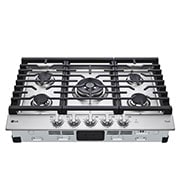 LG 30” Smart Gas Cooktop with UltraHeat™ 22K BTU Dual Burner and LED Knobs, CBGJ3027S