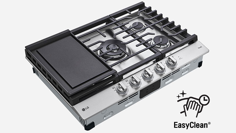 EasyClean® Stainless Steel Cooktop