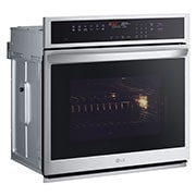 LG 4.7 cu. ft. Smart Wall Oven with InstaView®, True Convection, Air Fry, and Steam Sous Vide, WSEP4727F