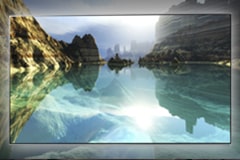 Image de l'océan à l'écran