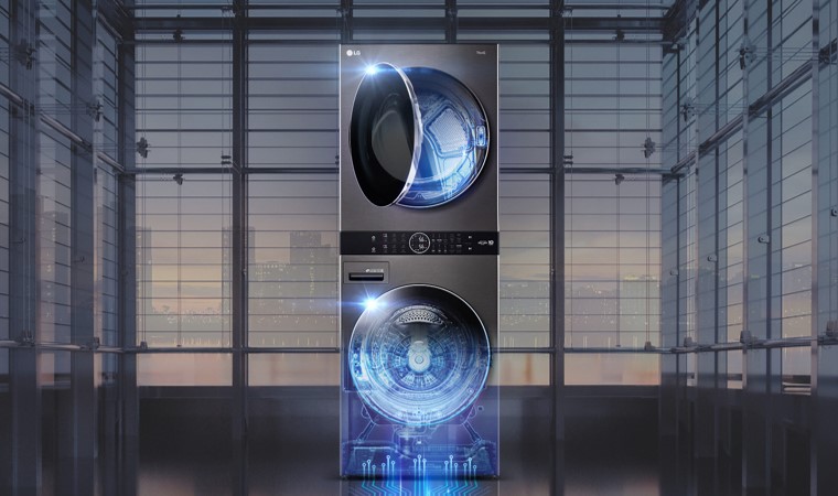 This is an image of knocking on the Instaview Fridge Freezers