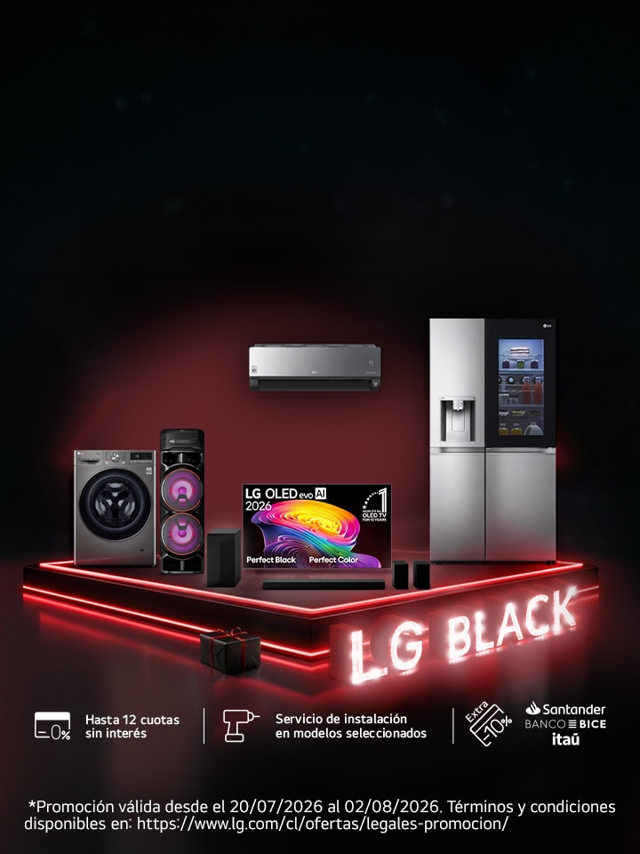 LG Black - Hasta 50% de descuento en productos seleccionados