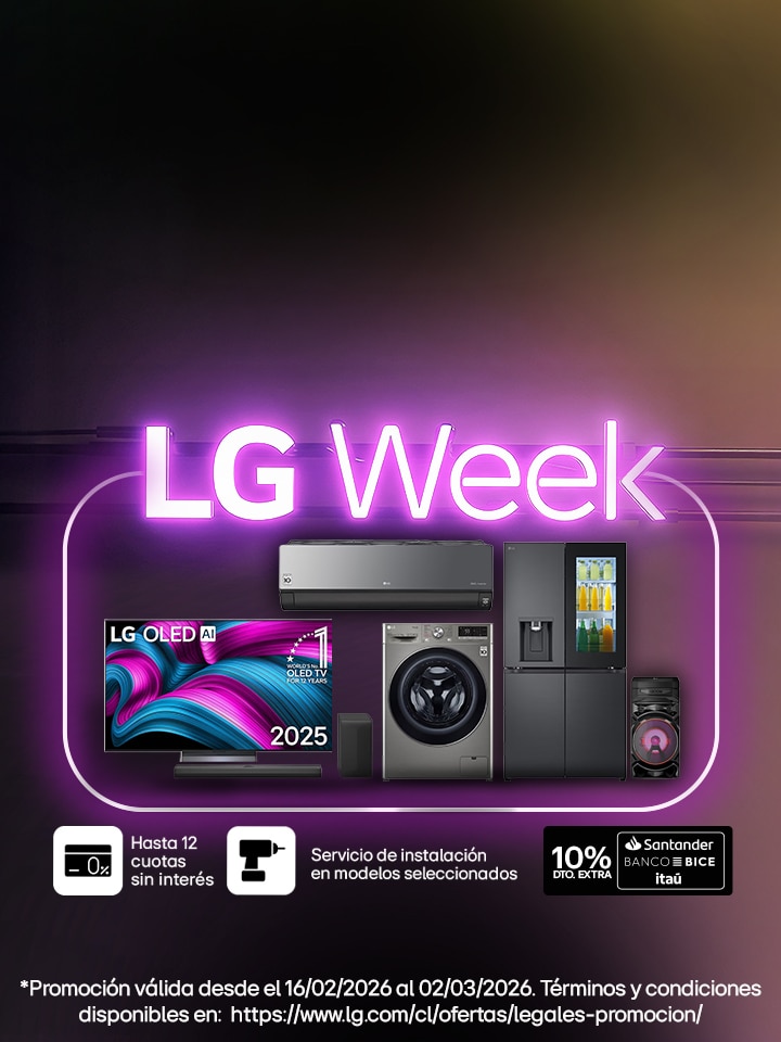 LG Week - Hasta 60% de descuento en productos seleccionados