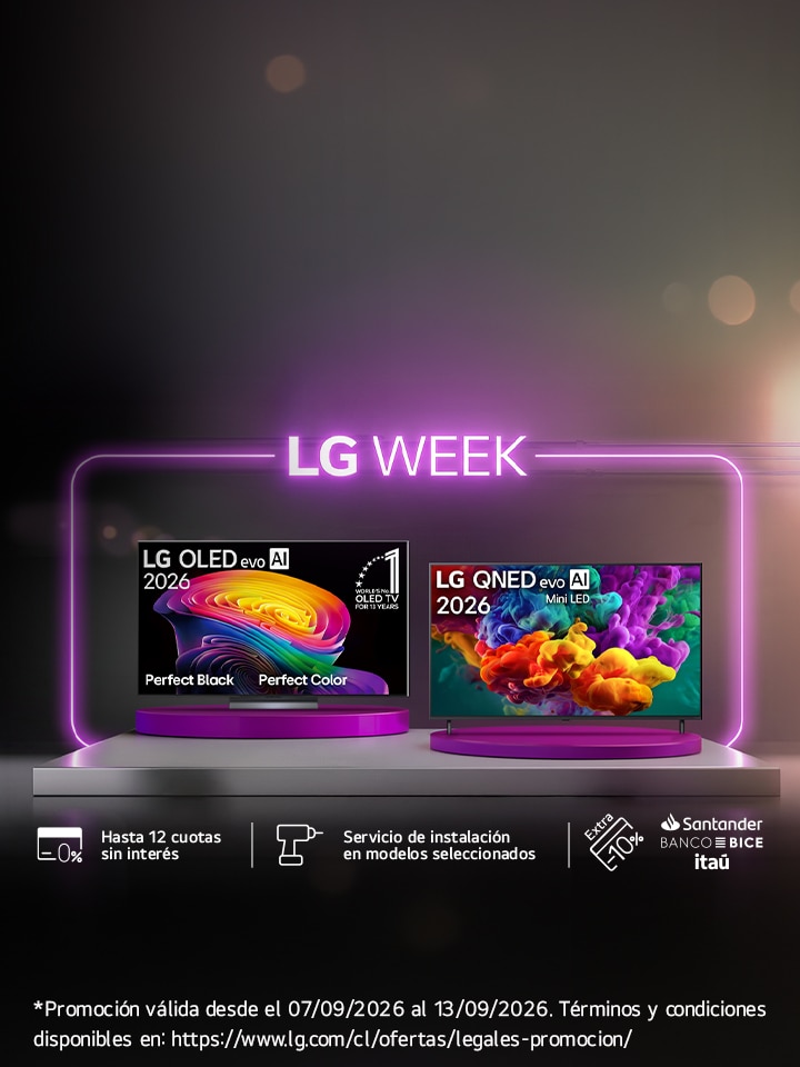 Hasta 40% de descuento en Smart TV LG