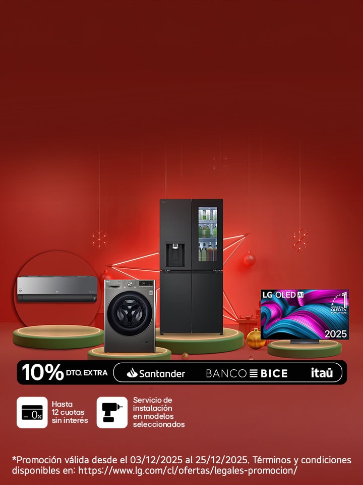 Navidad en LG: Hasta 45% de descuento