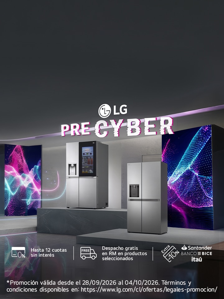 Pre Cyber LG - Hasta 45% de descuento en Refrigeración