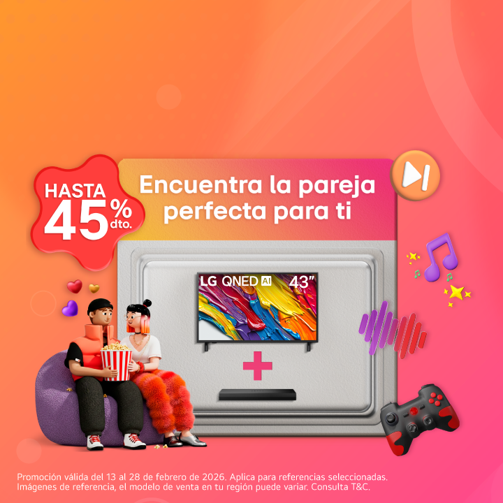 Banner promocional combos TVs LG