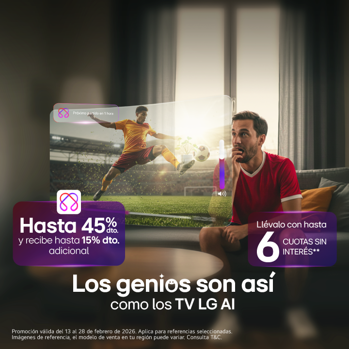 Banner últimas unidades TVs LG