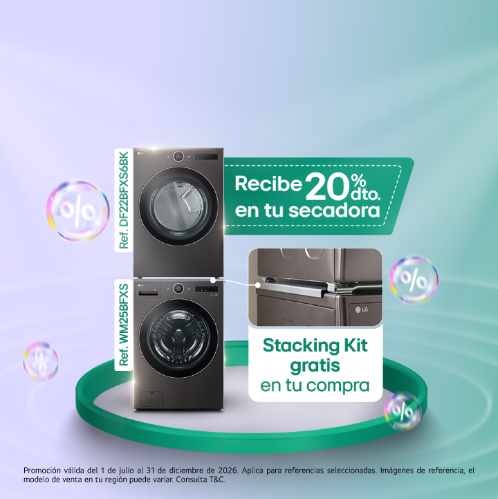 Promo combo secadora lavadora kit