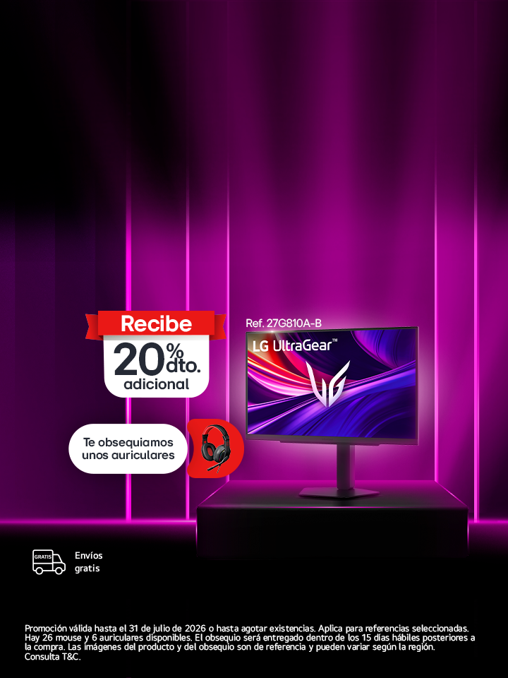 Banner promocional monitores UltraGear