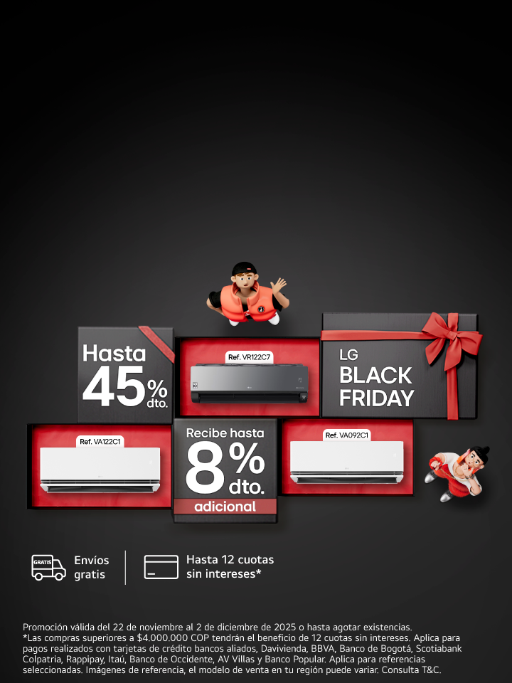 Promo de Aires Acondicionados en Black Friday