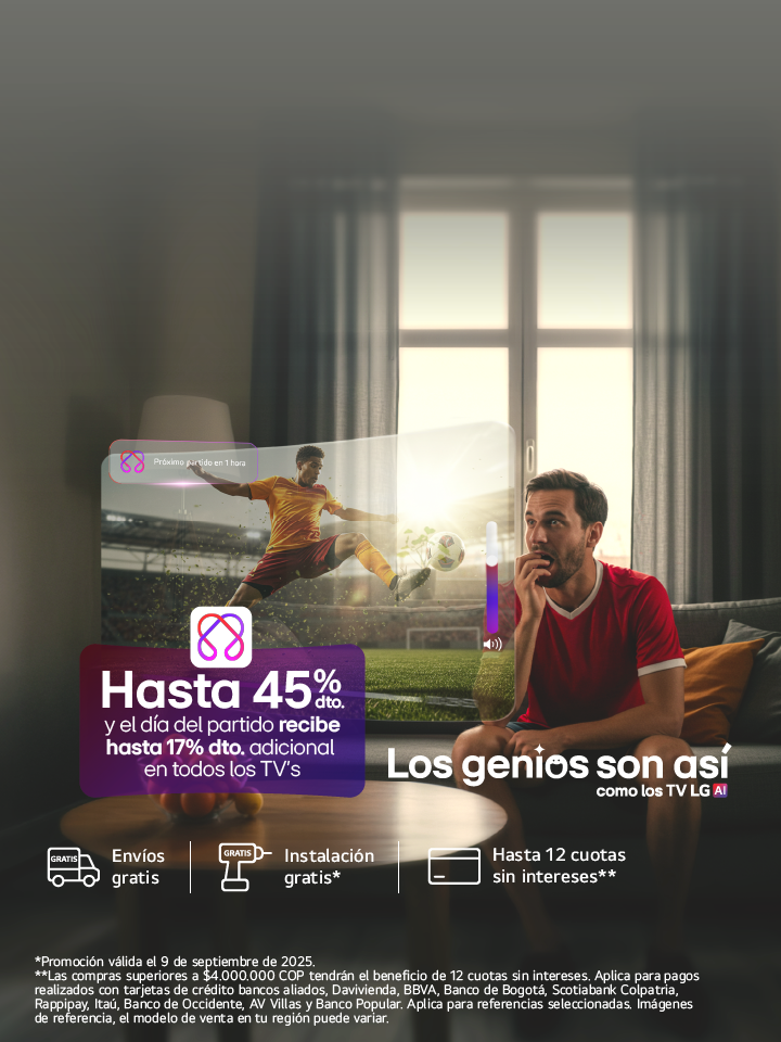 Ganó Colombia con TV LG