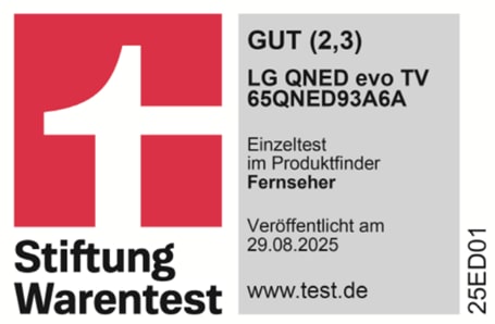 Stiftung Warentest QNED 93