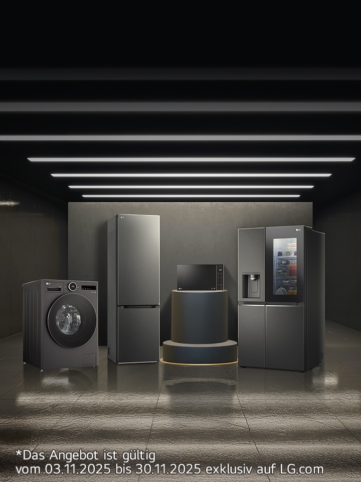 LG Matte Black: Zeitloses Design für ein langlebiges Zuhause