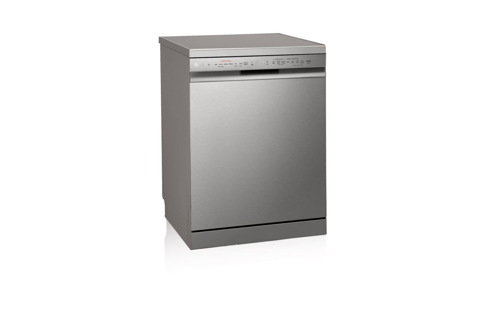 Lavavajillas Lg Quadwash Con Lavado A Vapor Inox Antihuellas D