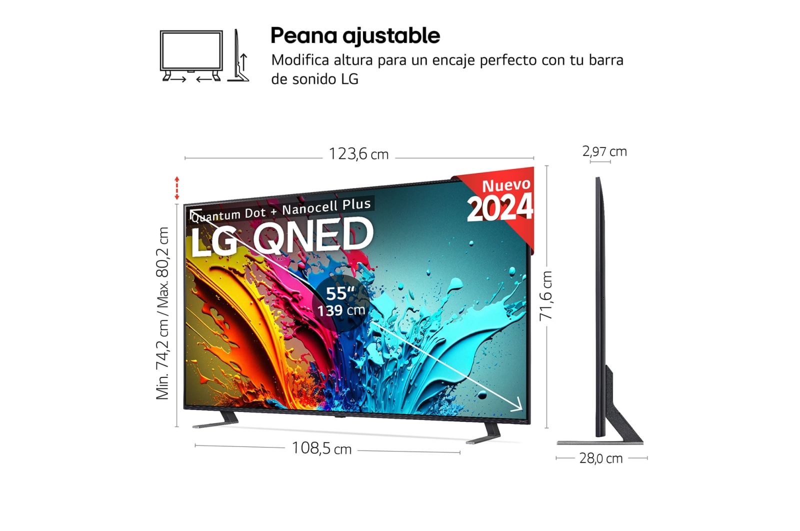 Lg Qned Ai Qned K Smart Tv De Pulgadas Qned T C Aeu Lg Es