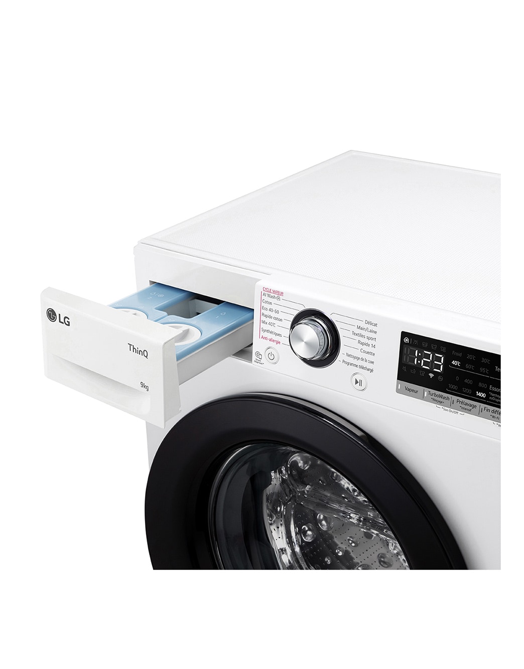 Lave Linge 9kg 68L AI Direct Drive F94R35WHSA LG FR