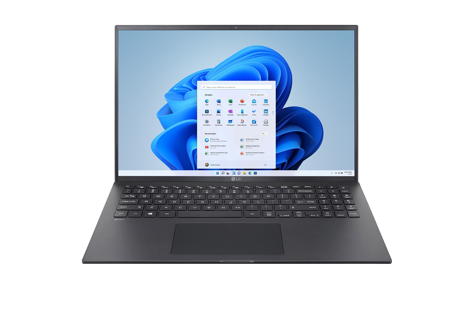 LG gram 16Z90P | Windows 11 Home | 16'' 1.2kg | Intel® Core™ i7 | RAM 16Go | SSD 1To NVME, LG 16Z90P-G.AA78F