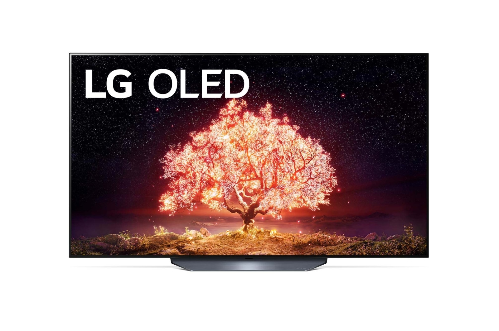 Vue avant de TV LG OLED B1 | 2021 | 77'' (195 cm) | UHD | α7 Gen4 AI 4K LG OLED77B16LA
