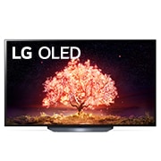 Vue avant de TV LG OLED B1 | 2021 | 77'' (195 cm) | UHD | α7 Gen4 AI 4K LG OLED77B16LA
