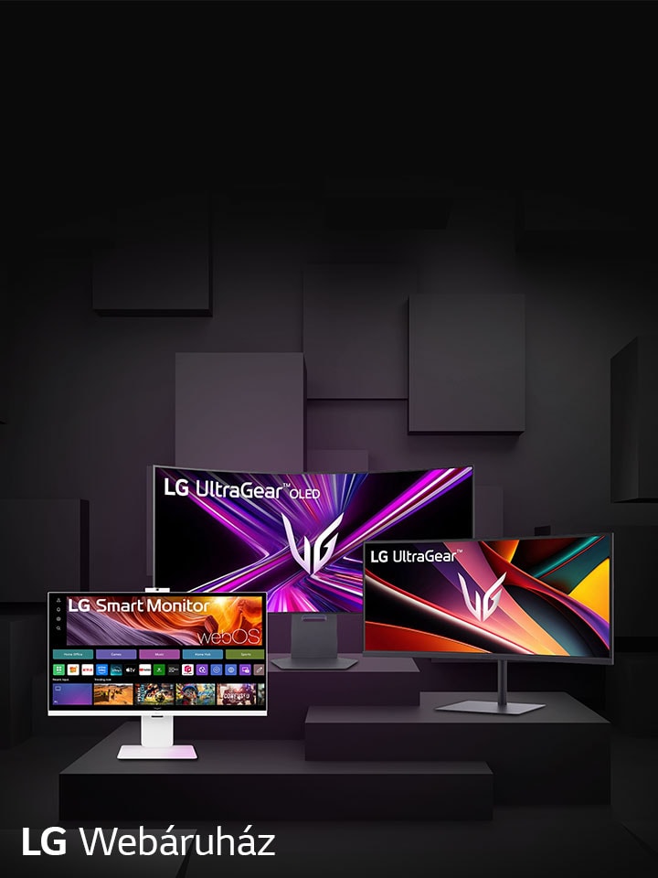 LG UltraGear, SMART és irodai monitorok akár 50 000 Ft kedvezménnyel az LG Webáruházban!