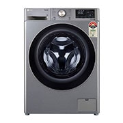 LG 8Kg Front Load Washing Machine, AI Direct Drive™, Steam™, Platinum Silver, FHP1208Z5P