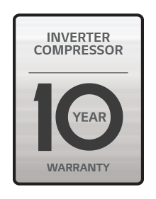 LG TS-Q19SWZE 10 Year Warranty on Inverter Compressor