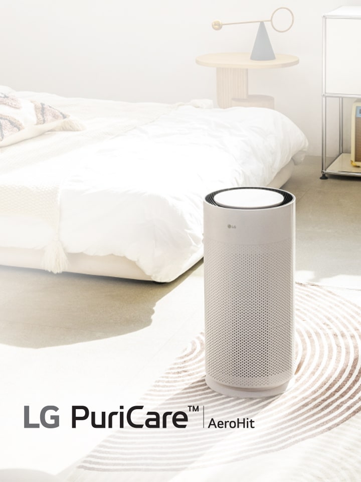 LG公式限定モデル 見た目も、空気も、使い勝手も。スマートにこだわった空気清浄機 LG PuriCare™ AeroHit発売開始