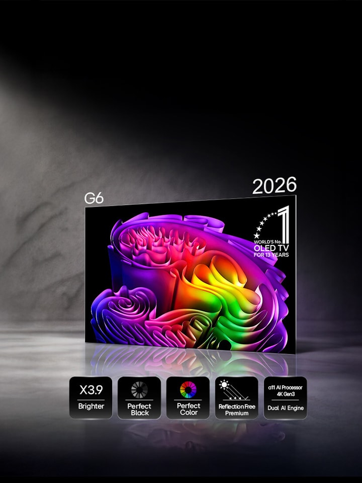 2026年 新モデル 4K有機ELテレビ LG OLED evo AI G6 Series予約販売開始!