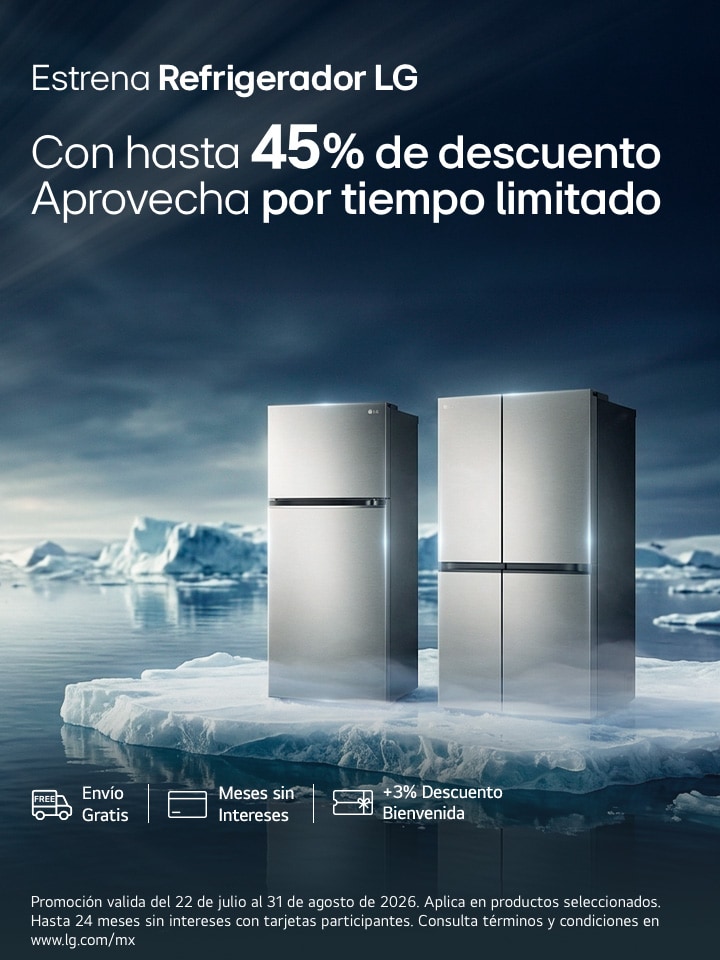 Refrigeradores LH con hasta 45% de descuento, aprovechea por tiempo limitado