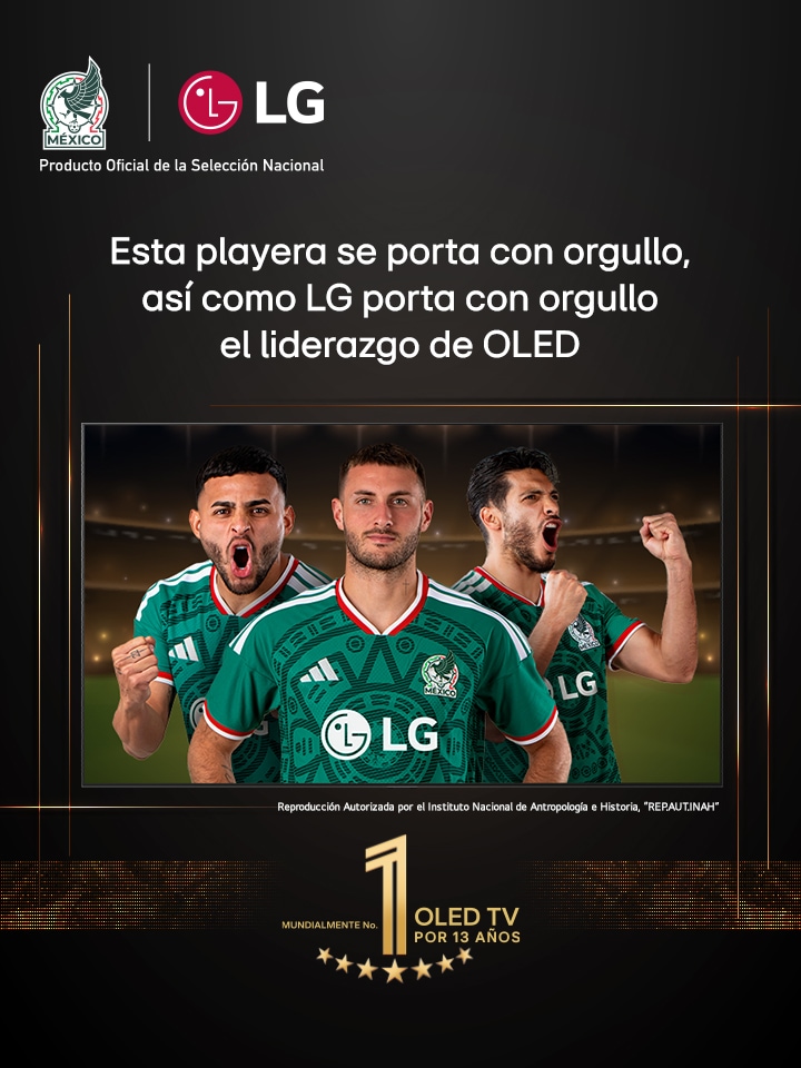 Una perspectiva desde arriba de un hombre y una mujer viendo un concierto en una OLED TV grande en un apartamento moderno. El emblema de “La OLED TV número 1 del mundo durante 11 años” está en la imagen. Un descargo de responsabilidad indica: “Fuente: Omdia. Envíos en unidades, 2013 a 2023. Los resultados no constituyen un apoyo a LG Electronics. La confianza que se deposite en estos resultados corre por cuenta y riesgo de terceros. Visita https://www.omdia.com/ para obtener más información”.