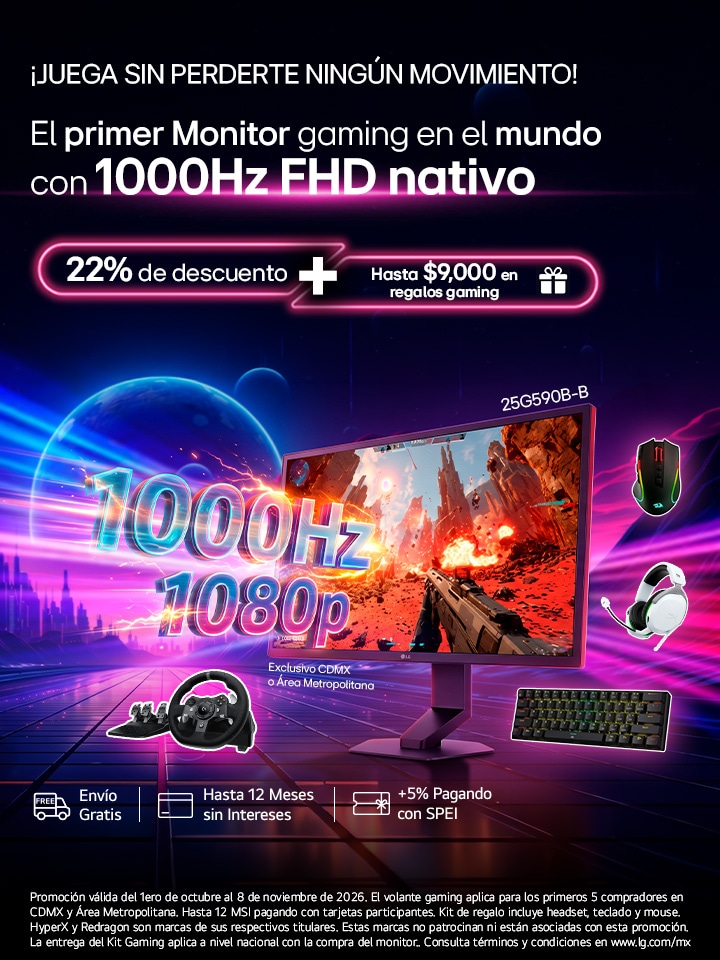Monitor gaming 1000Hz FHD