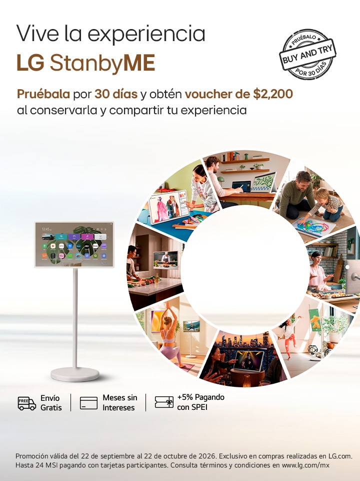 Vive la experiencia LG StandbyME