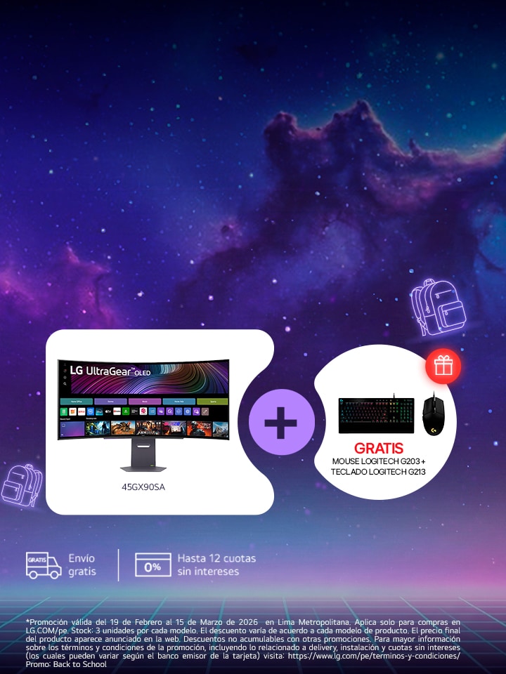 Potencia tu set up con hasta 43% dscto y llévate un regalo*