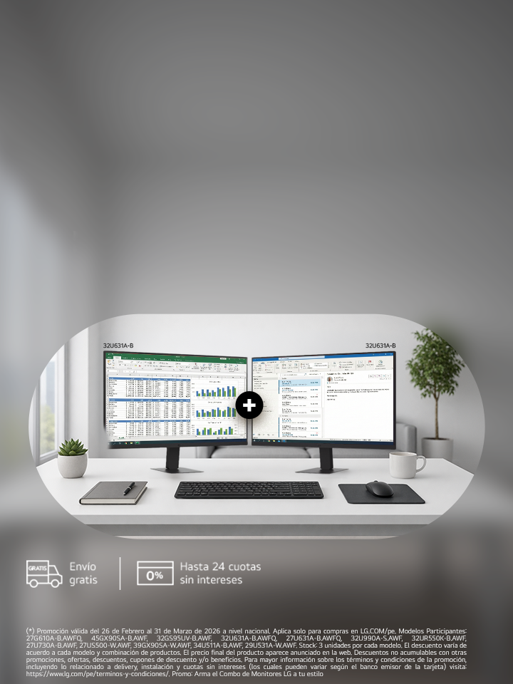 Monitor Dual, monitor doble, monitor LG, monitor extra