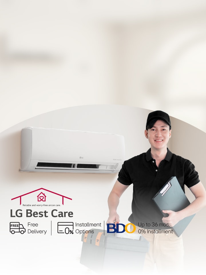 1 year extended warranty plus 2 FREE cleanings with every purchase of LG Dual Inverter Split Type Aircon