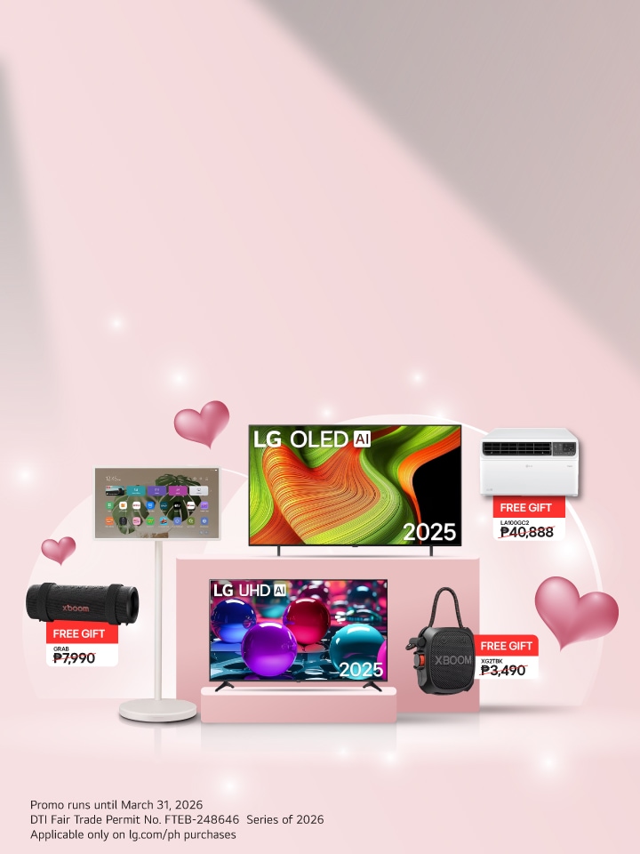 Experience LG TVs with Premium Freebies!