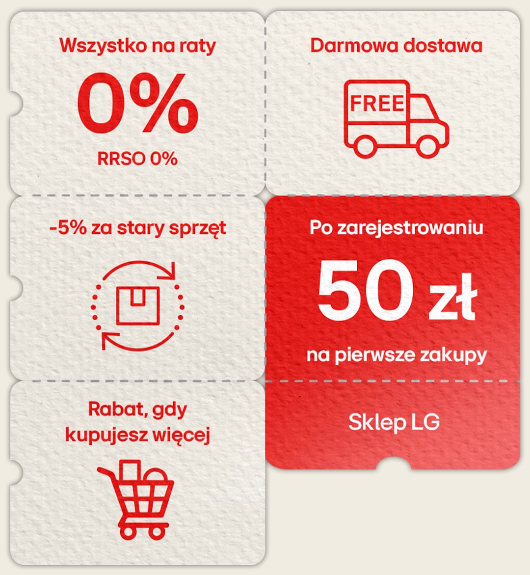 Zalety kupowania w oficjalnym Sklepie LG