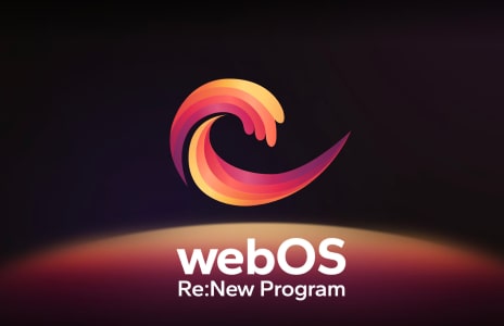 Obraz logo webOS re:new program w telewizorach LG