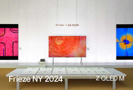 Prace artystyczne wyświetlane na ekranie OLED M.