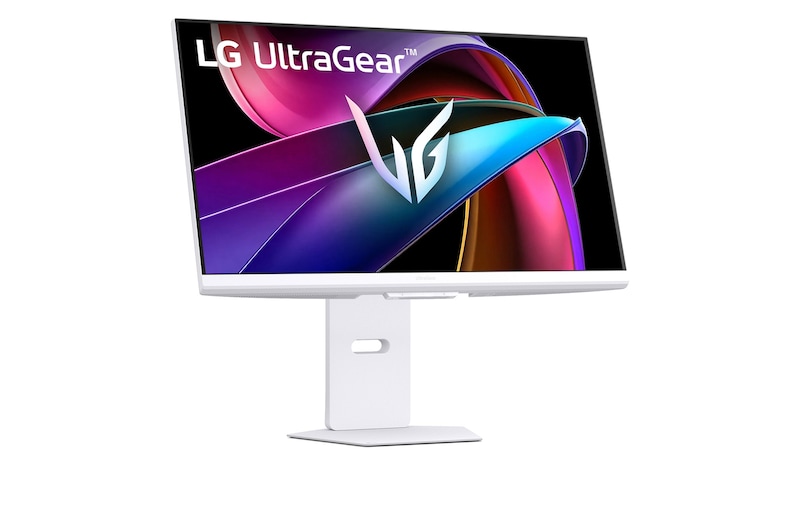 +15 degree side view of a tilted monitor