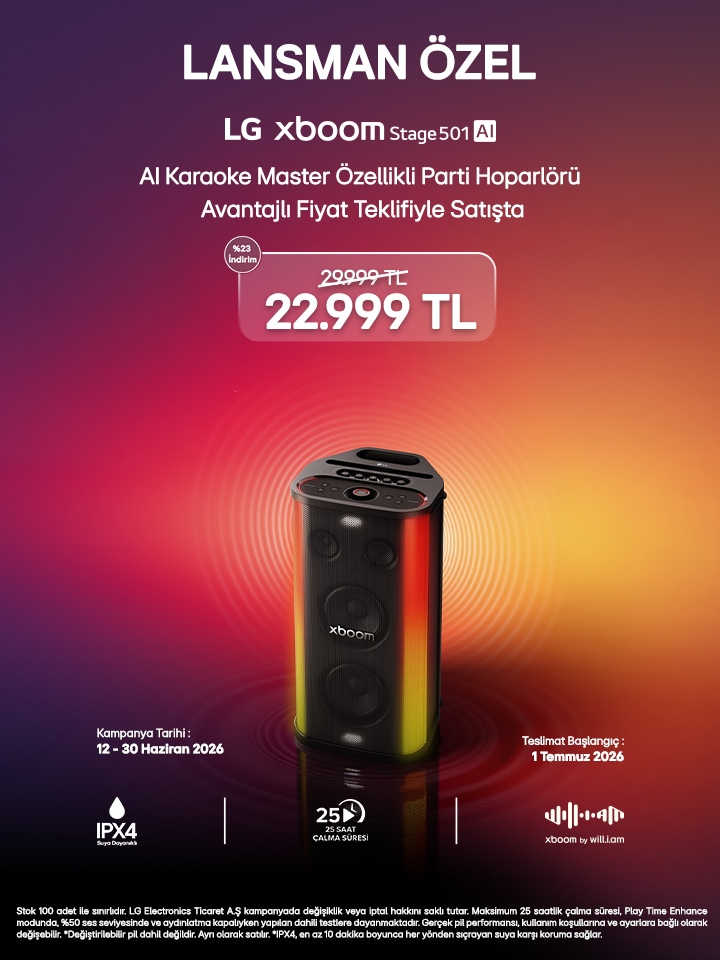 LG STAGE501 Kampanya
